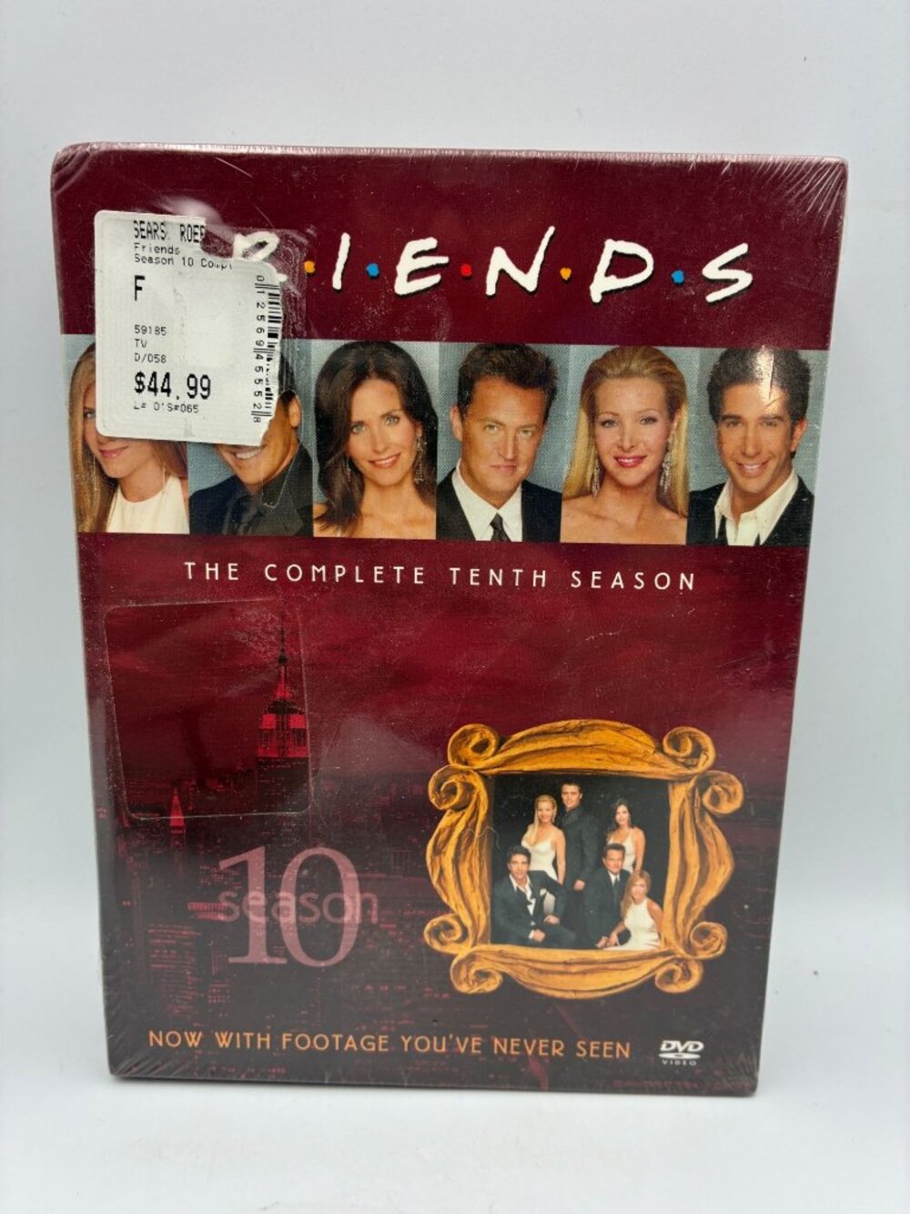 Friends Complete Tenth Season DVD Not Rated 2006 Jennifer Aniston Warner Bros